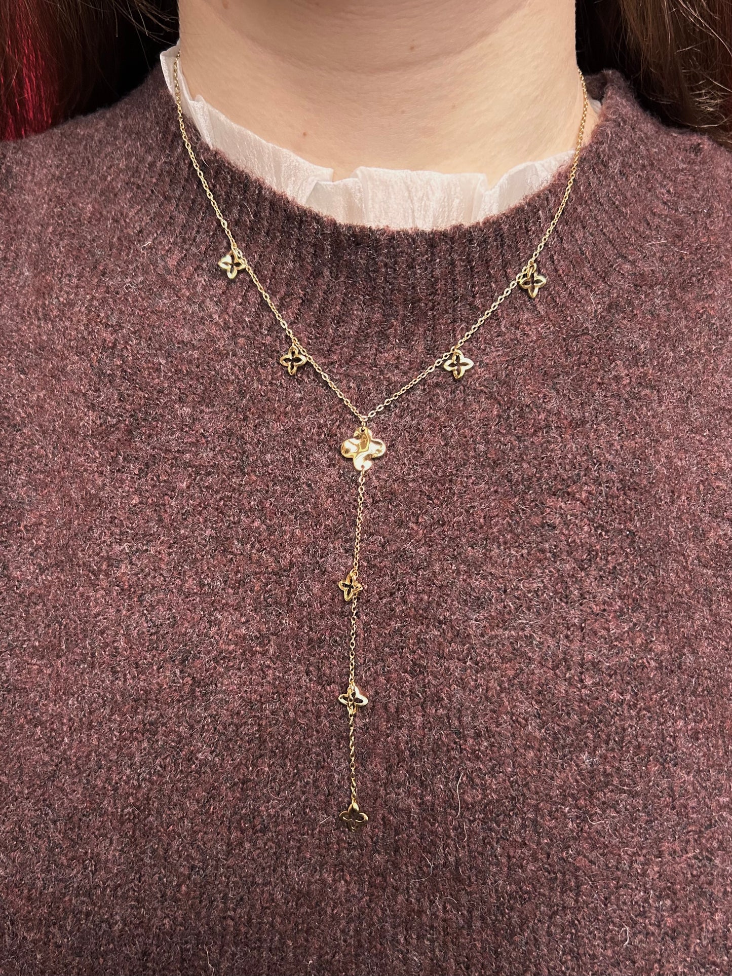 Collier Y trèfle
