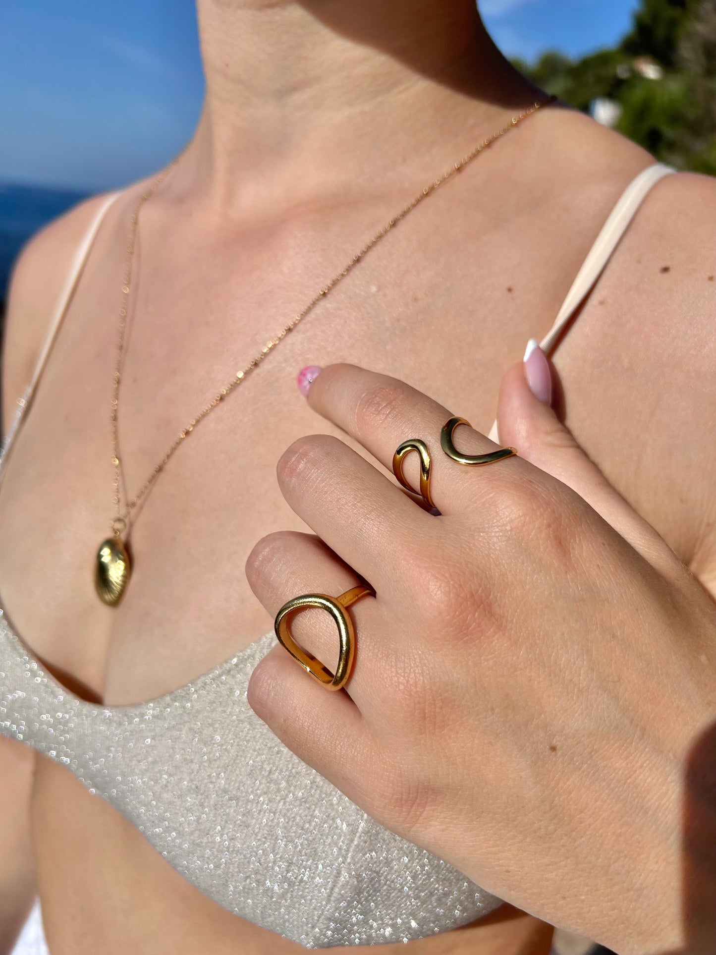 Bague ronde matte