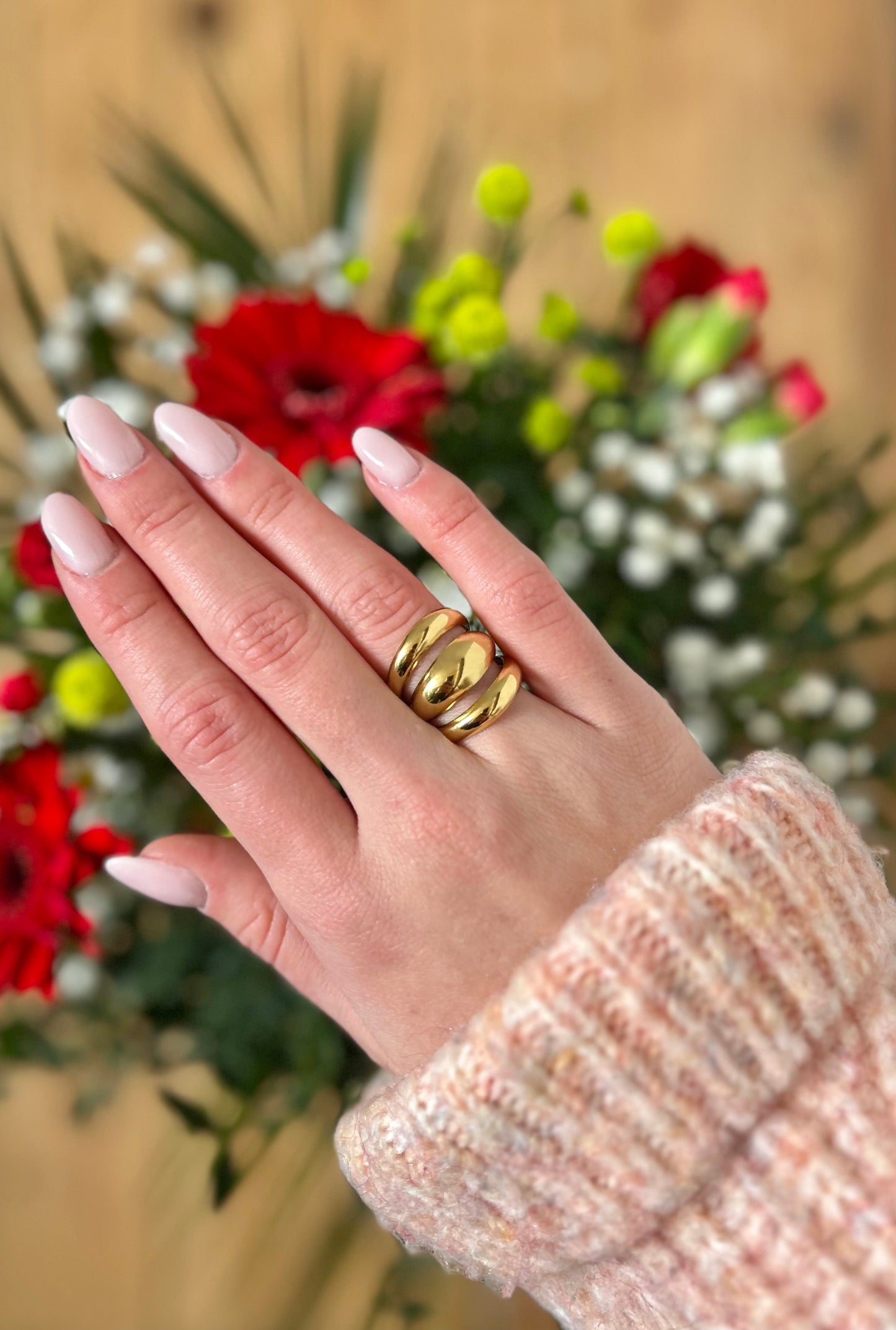 Bague triple rang