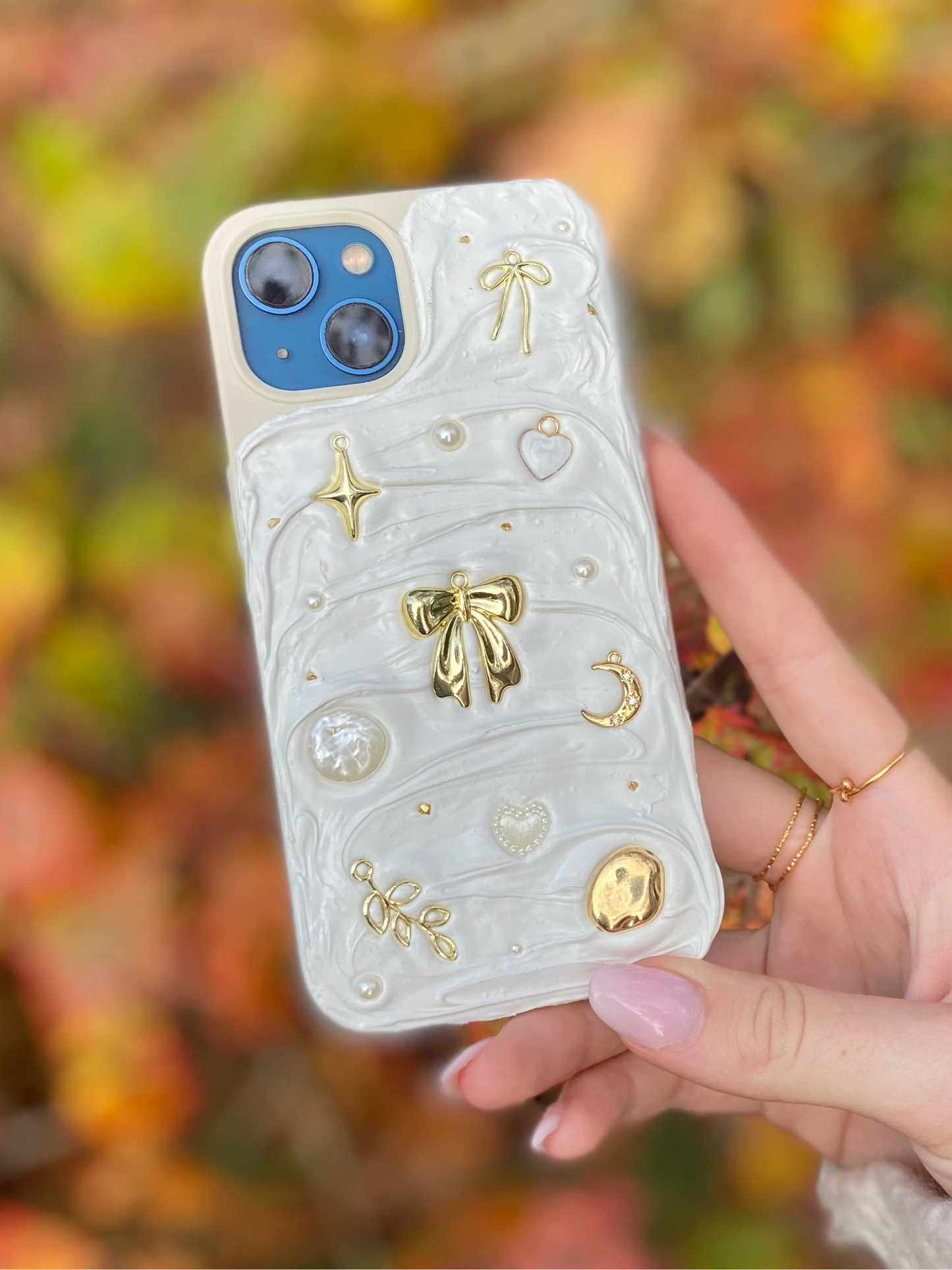 Coque perlée