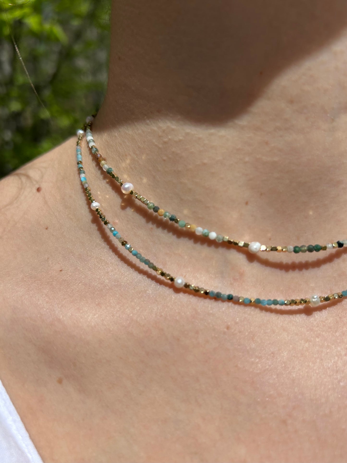 Collier Ras de Cou Perles Naturelles