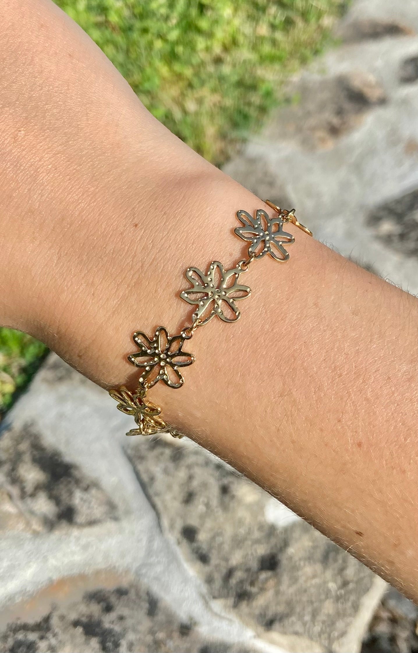 Bracelet fleurs