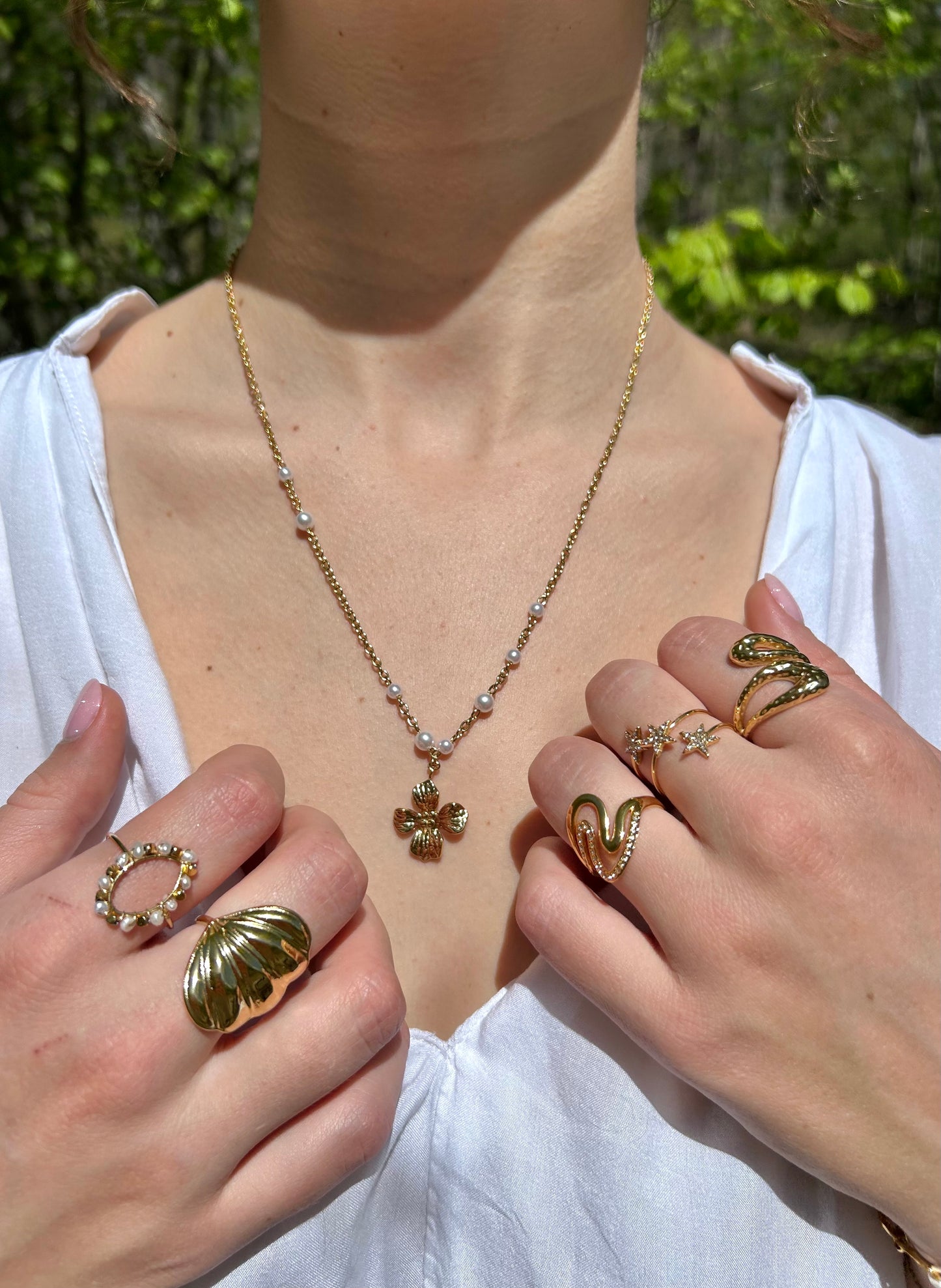 Collier Fleuri