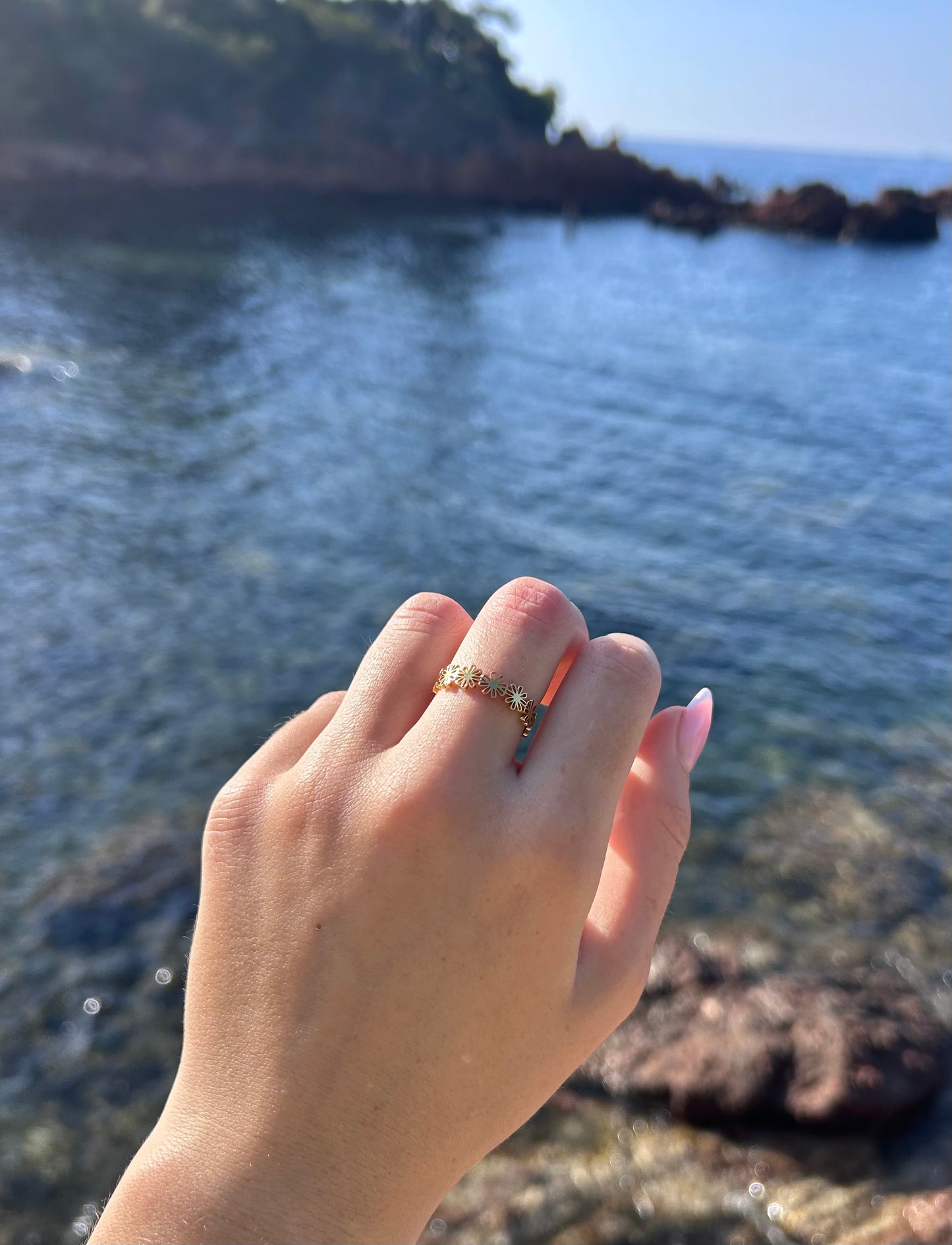 Bague mini fleurs