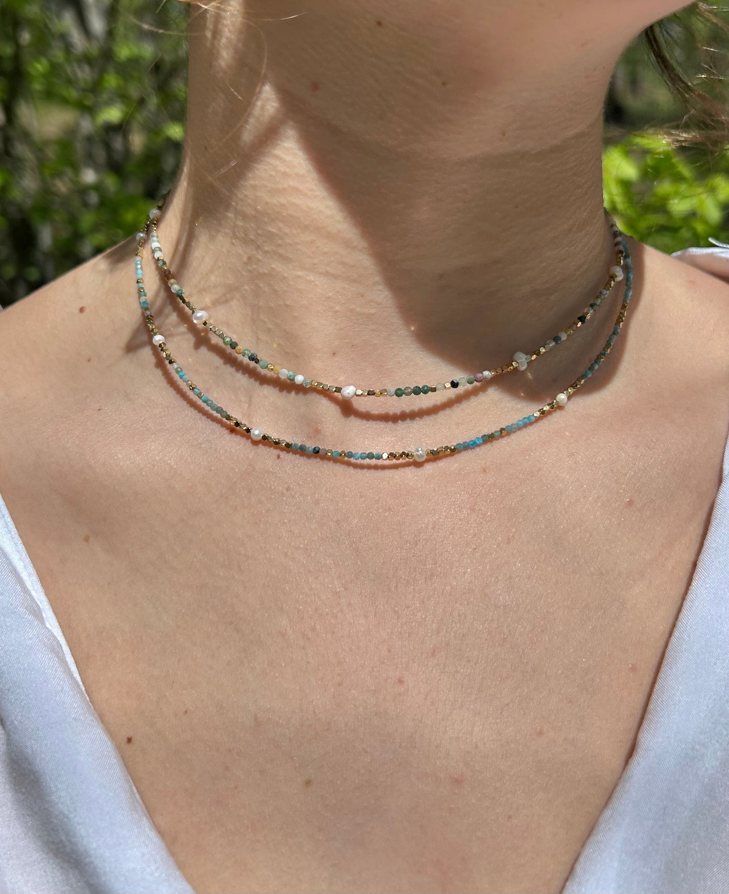 Collier Ras de Cou Perles Naturelles