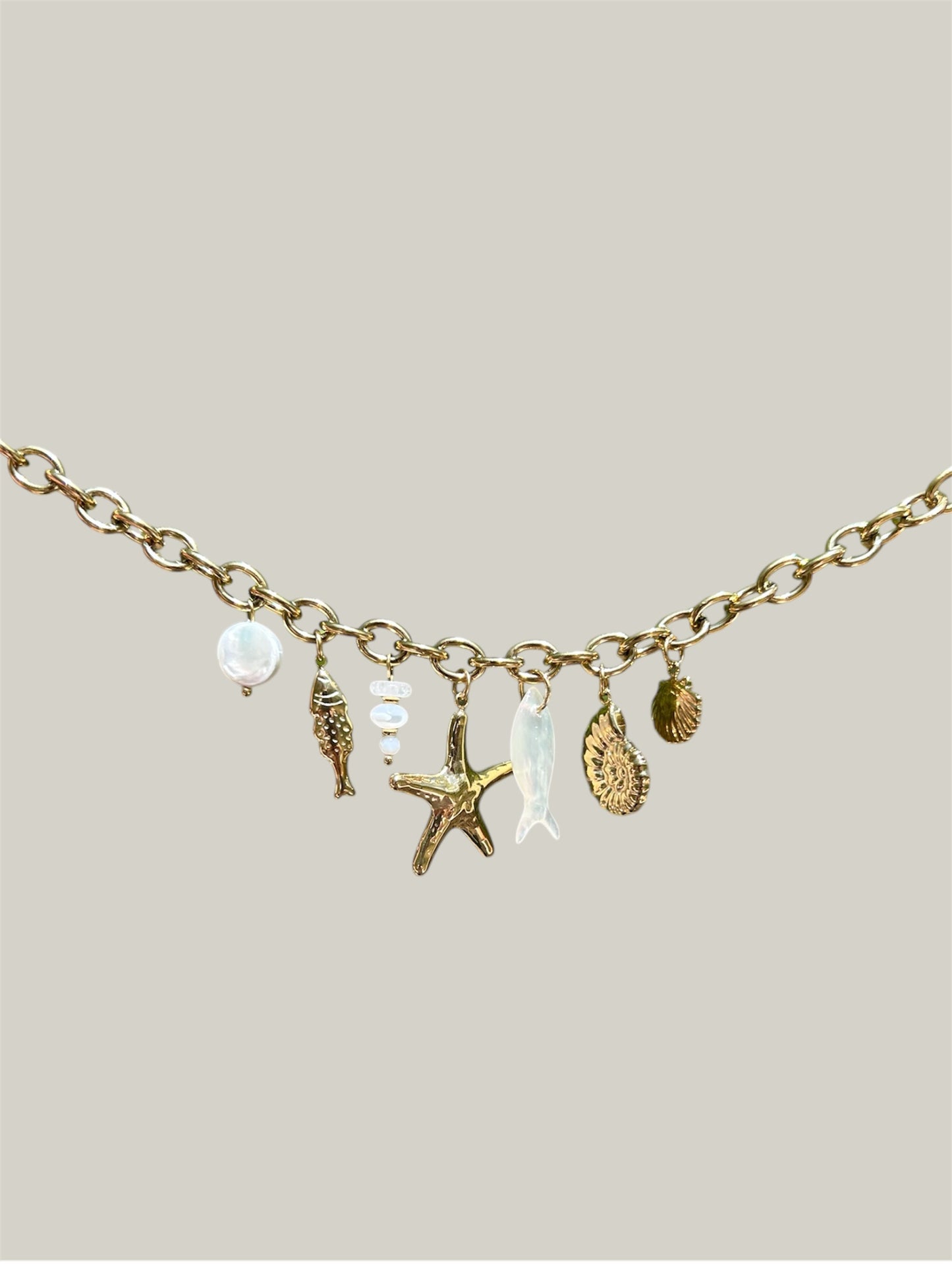 Collier Breloques Étoile de Mer