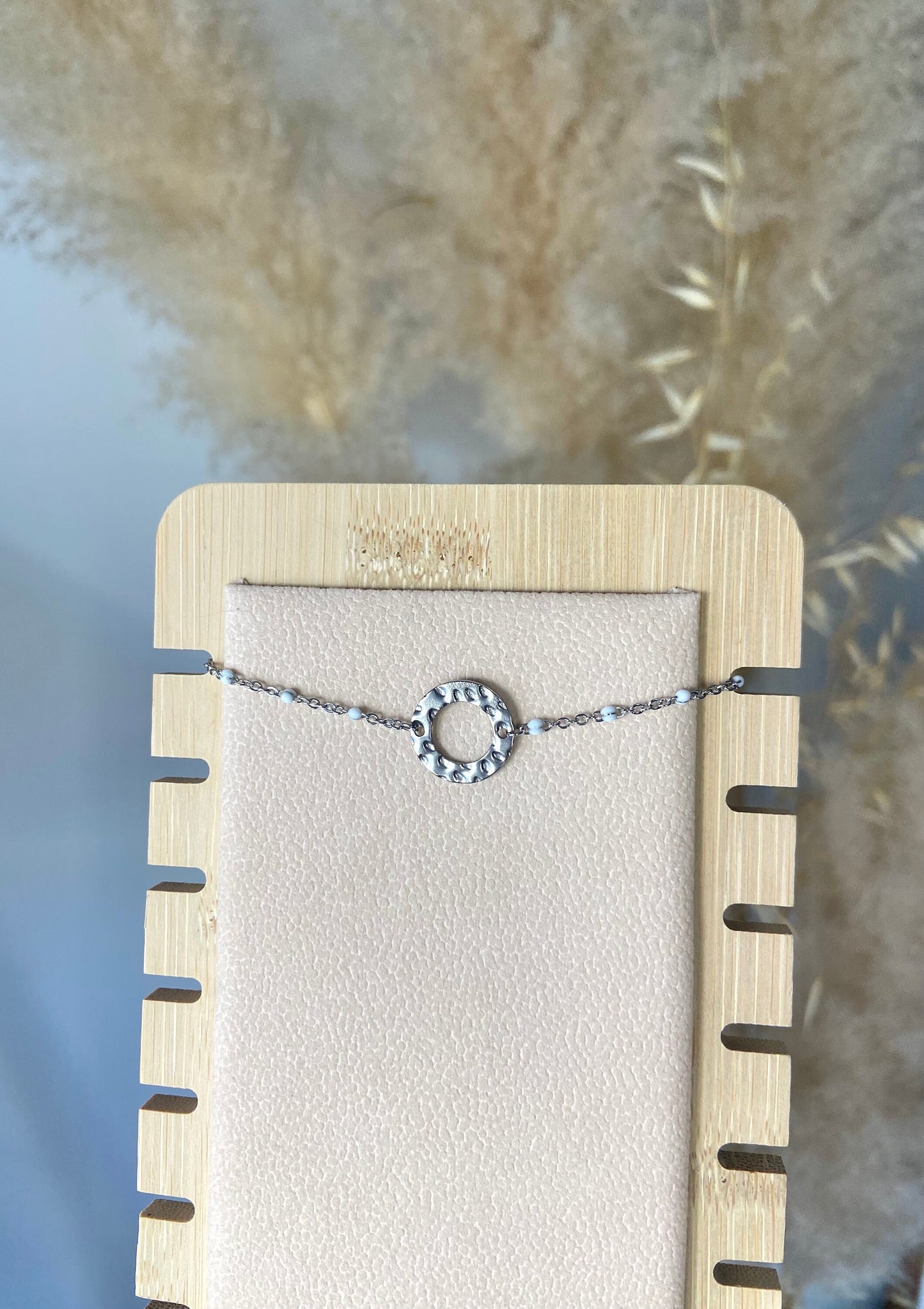 Bracelet rond martelée