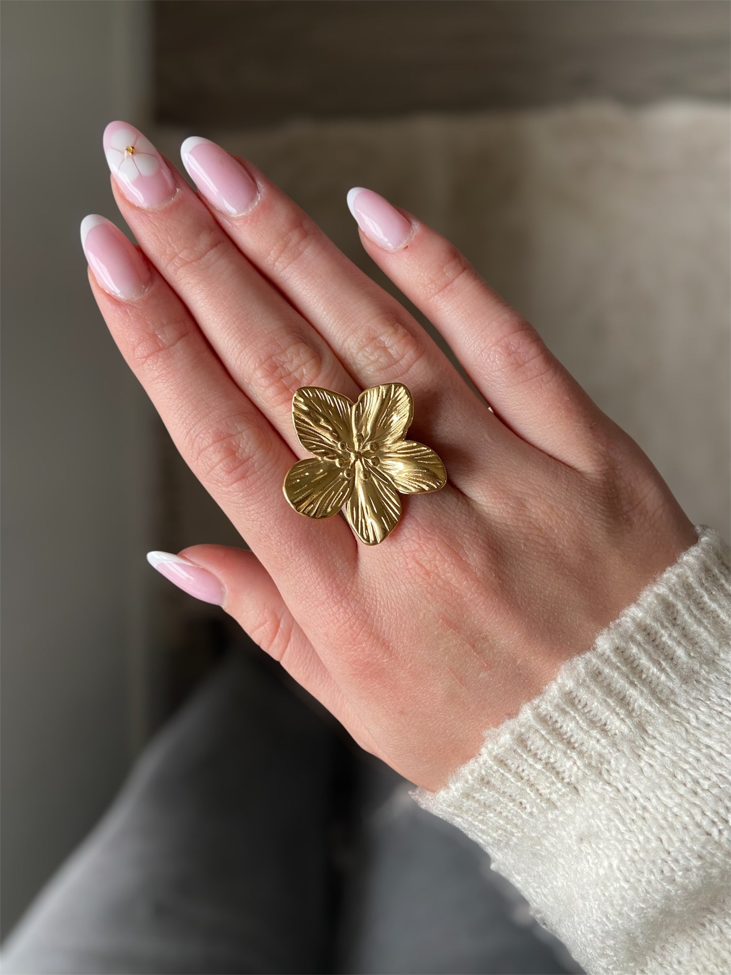 Bague fleur