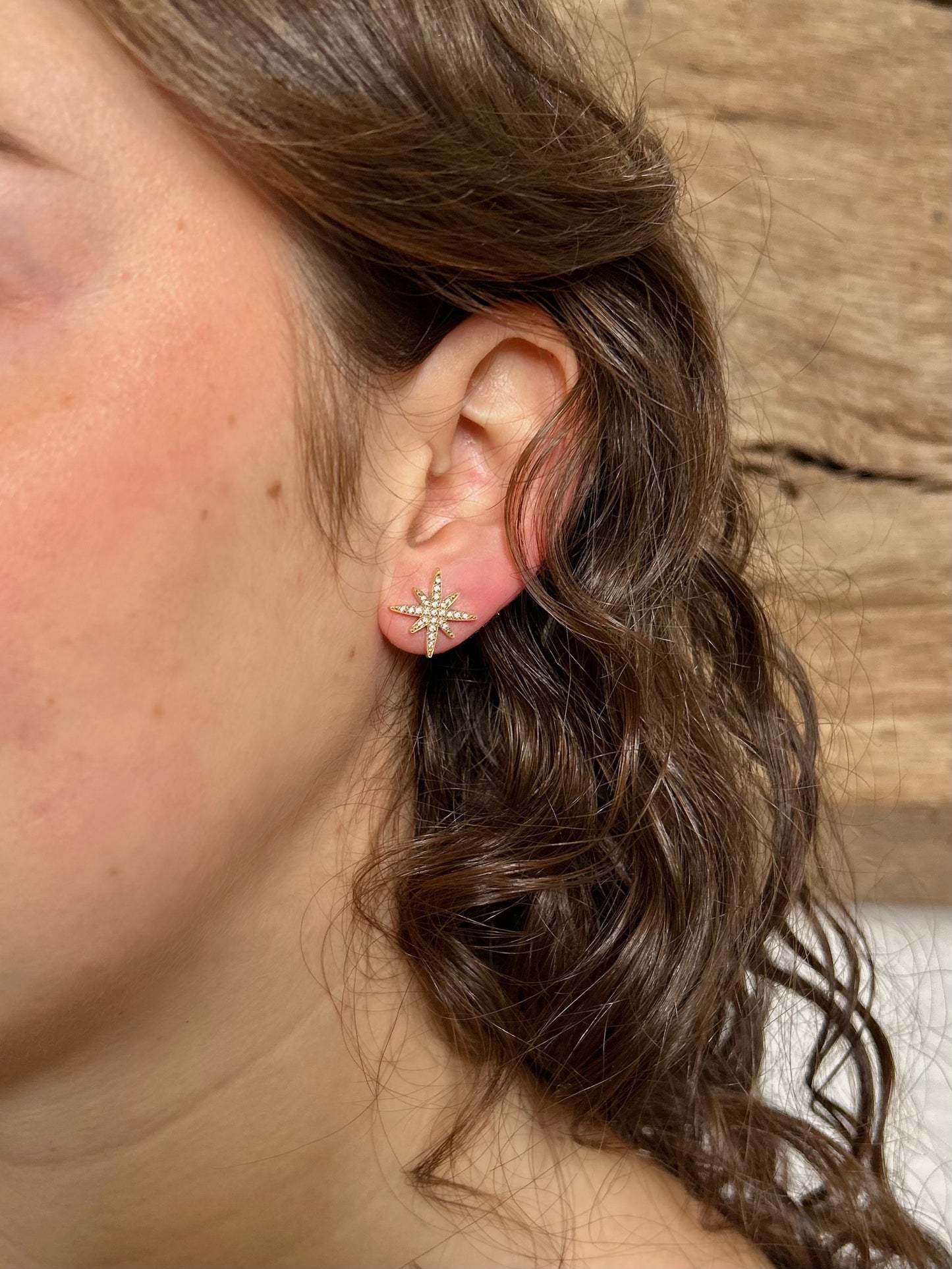 Boucles d’oreilles étoile