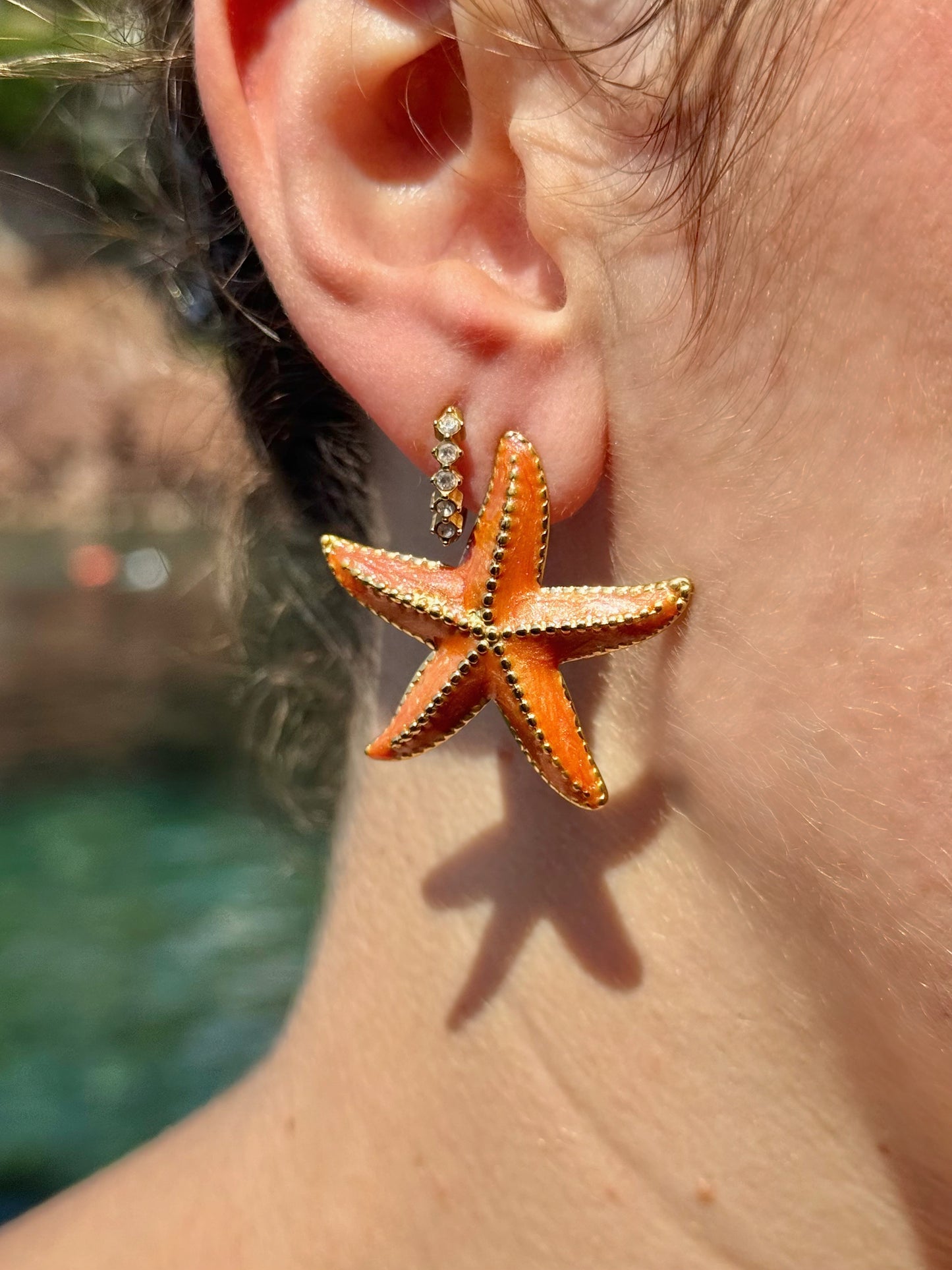 Boucles d’oreilles étoile de mer