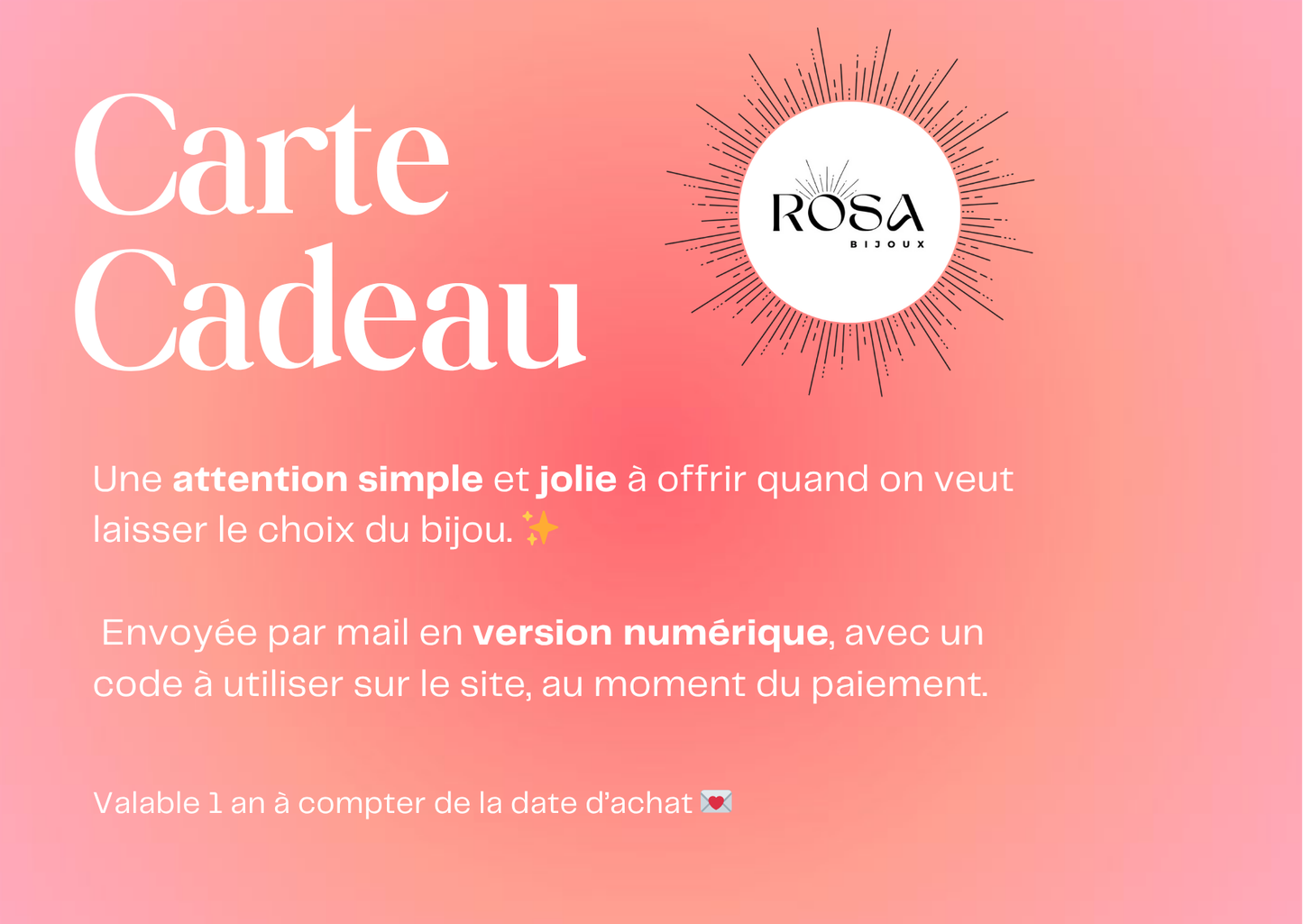 Carte Cadeau