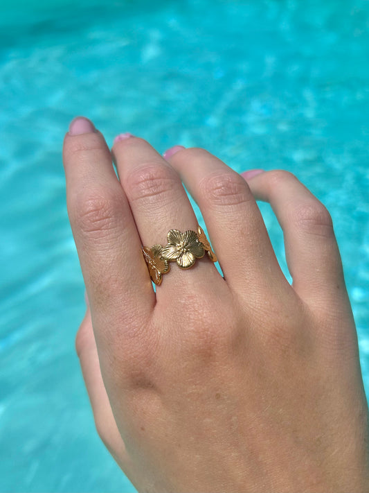 Bague mini fleur