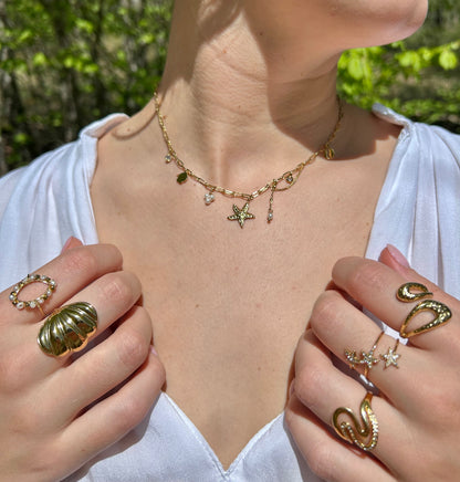 Collier breloques Océan