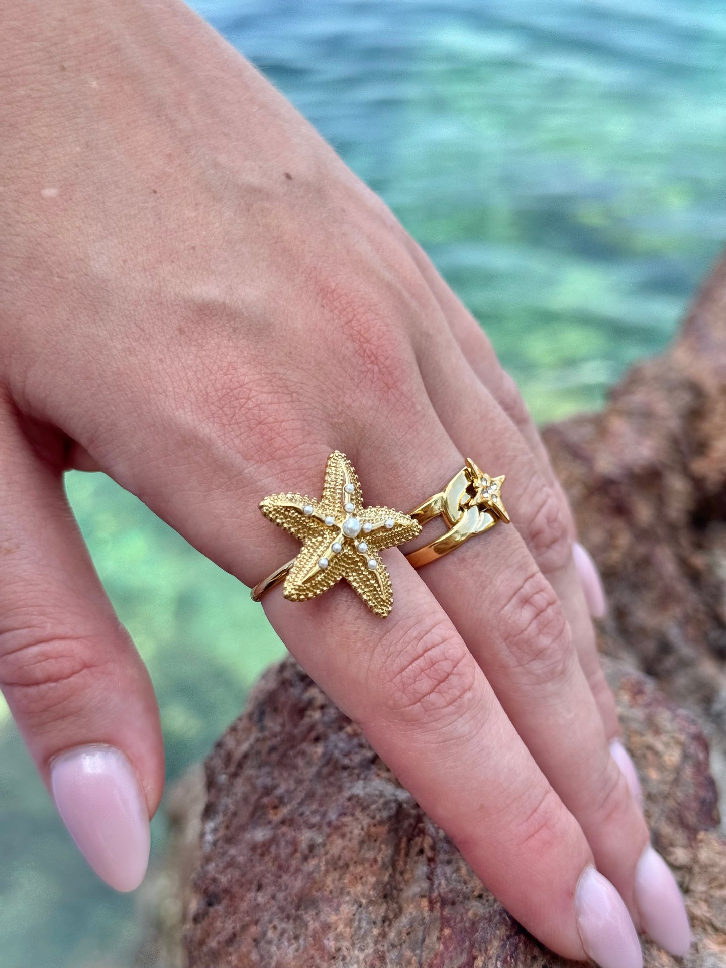 Bague étoile de mer