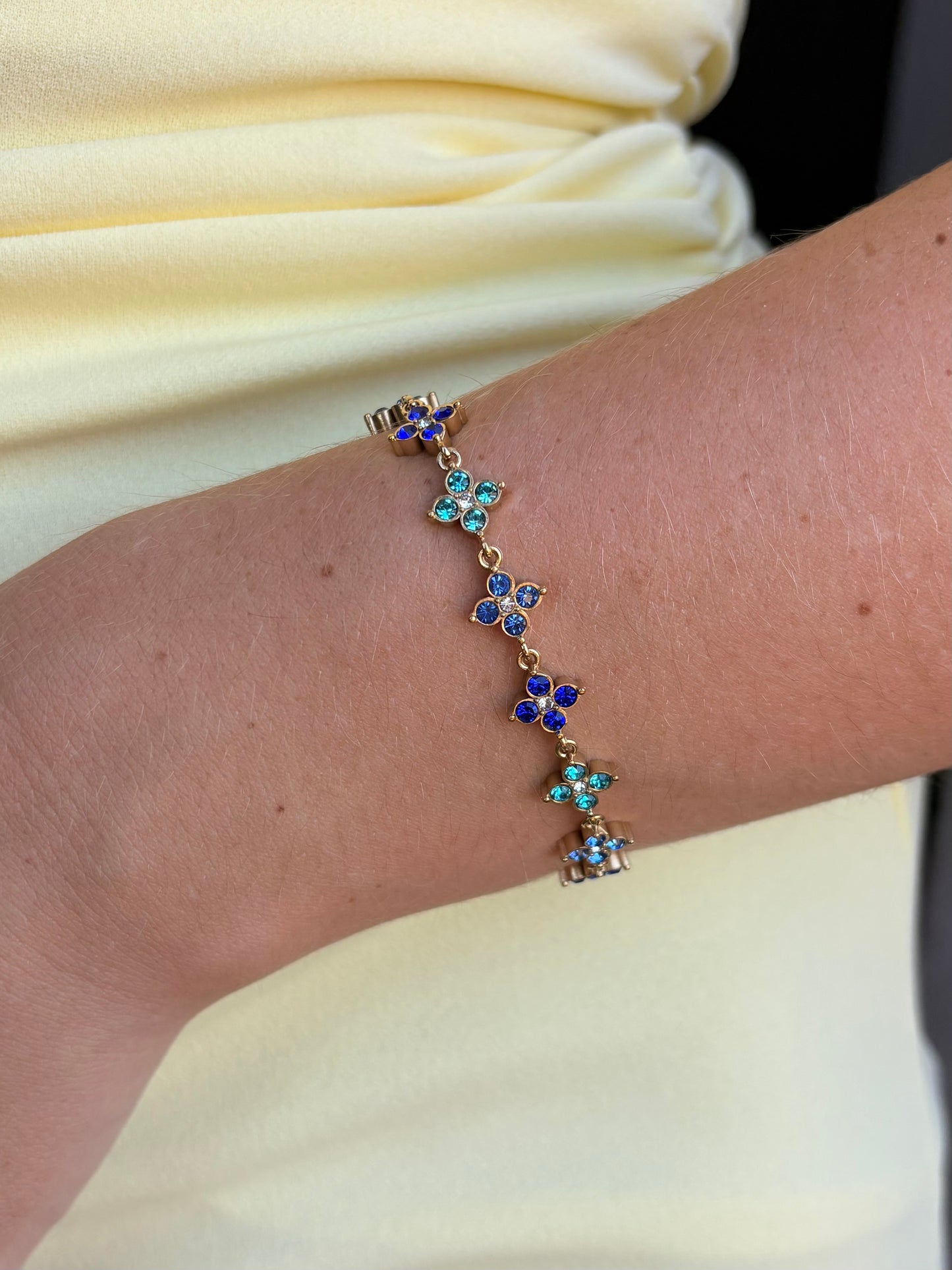 Bracelet trèfle coloré