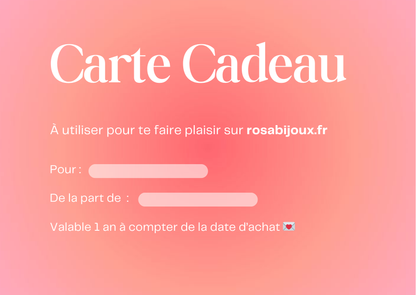 Carte Cadeau