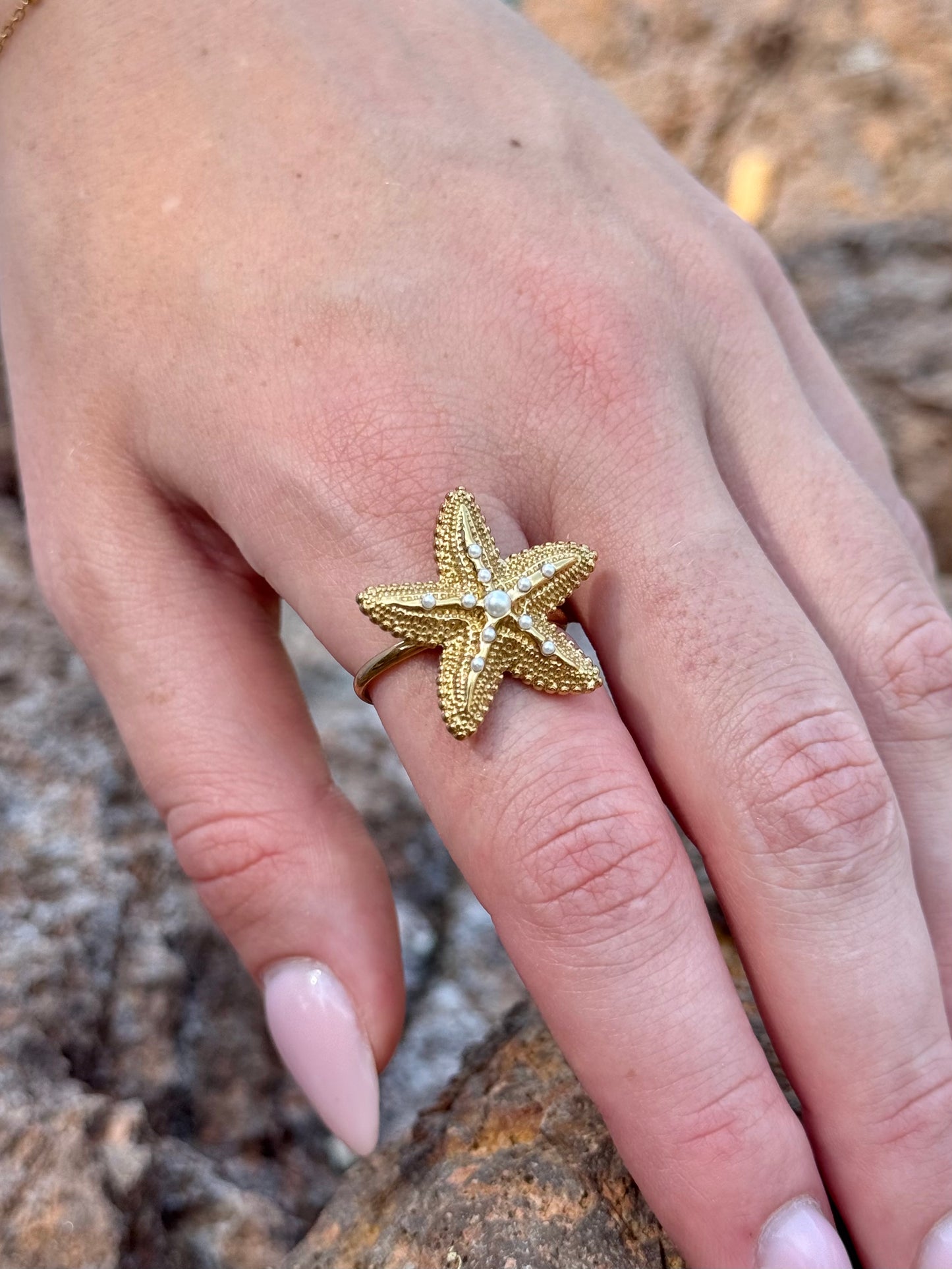 Bague étoile de mer