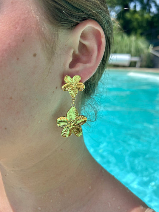Boucles double marguerite
