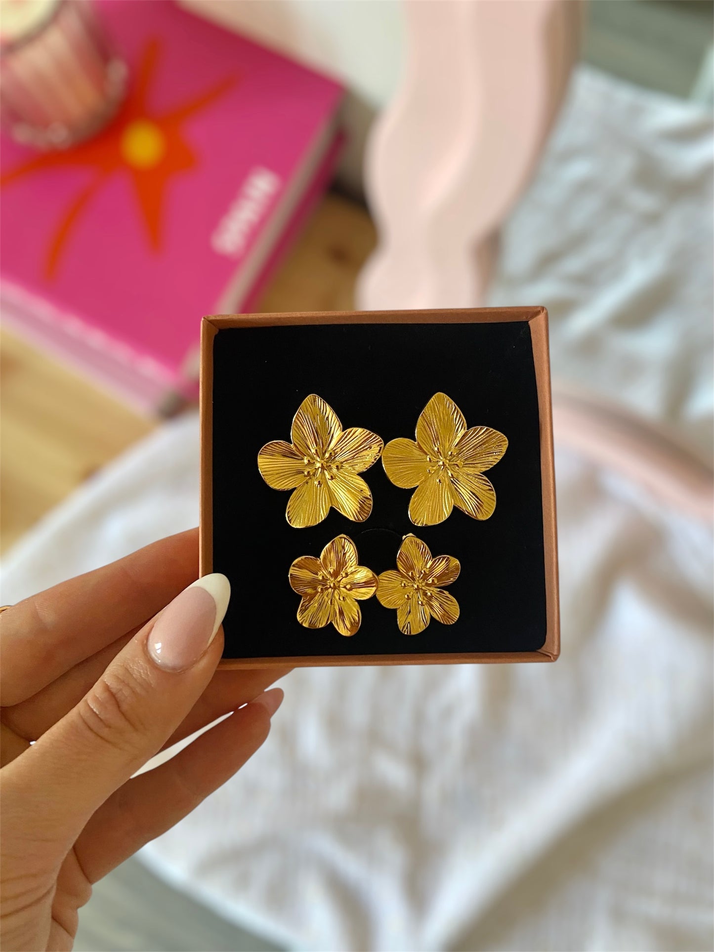 Duo Boucles Fleur Marguerite