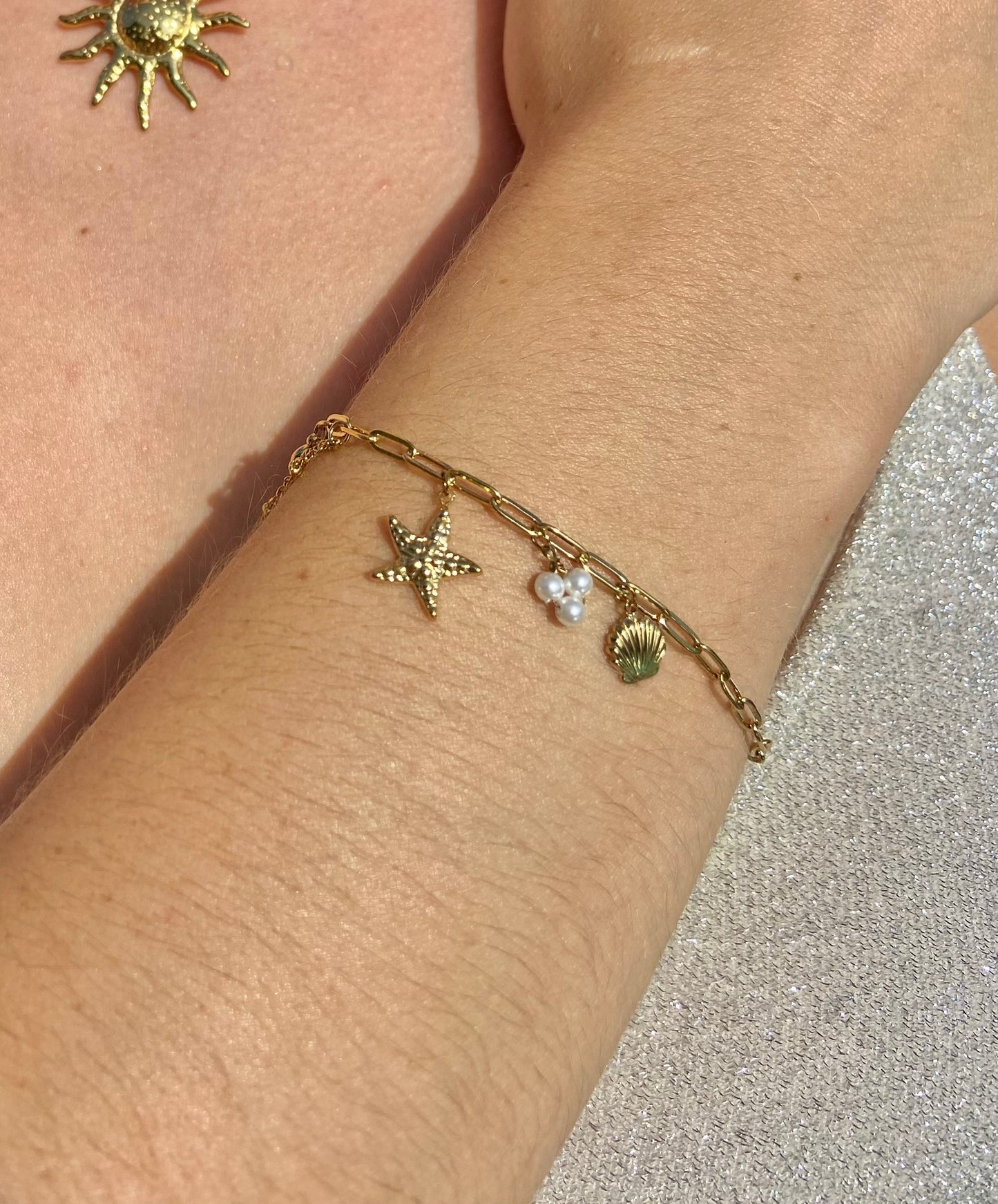 Bracelet breloques océan