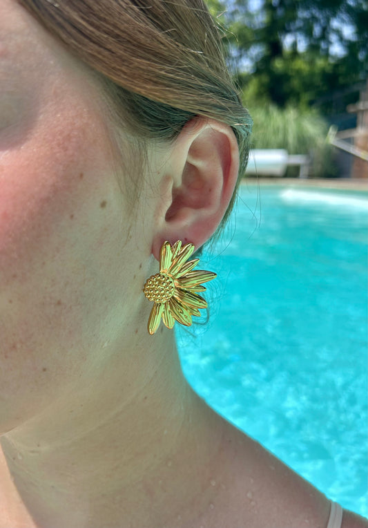 Boucles demi tournesol