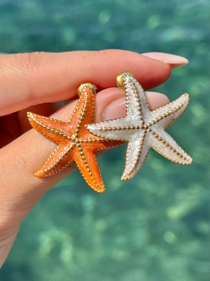 Boucles d’oreilles étoile de mer