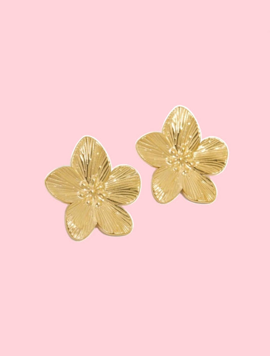Boucles d’oreilles fleur
