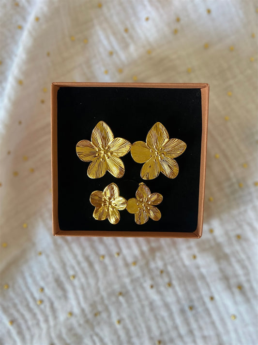 Duo Boucles Fleur Marguerite