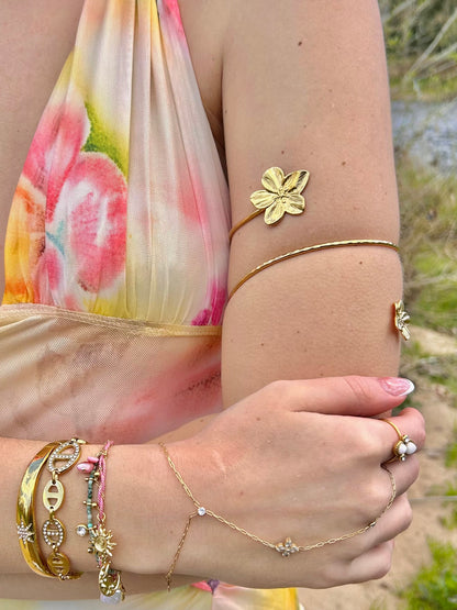 Bracelet de bras fleuris
