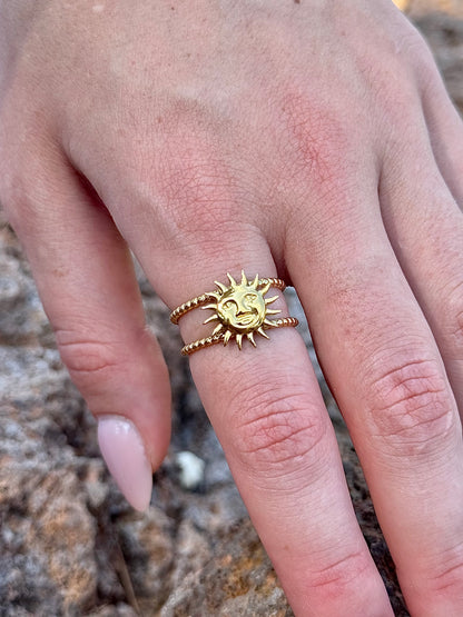Bague ensoleillée