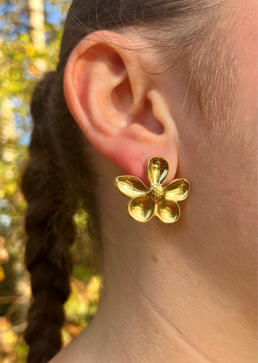 Boucles d’oreilles petites fleurs