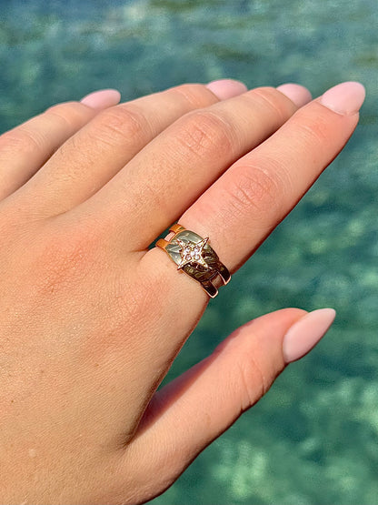 Bague étoilée