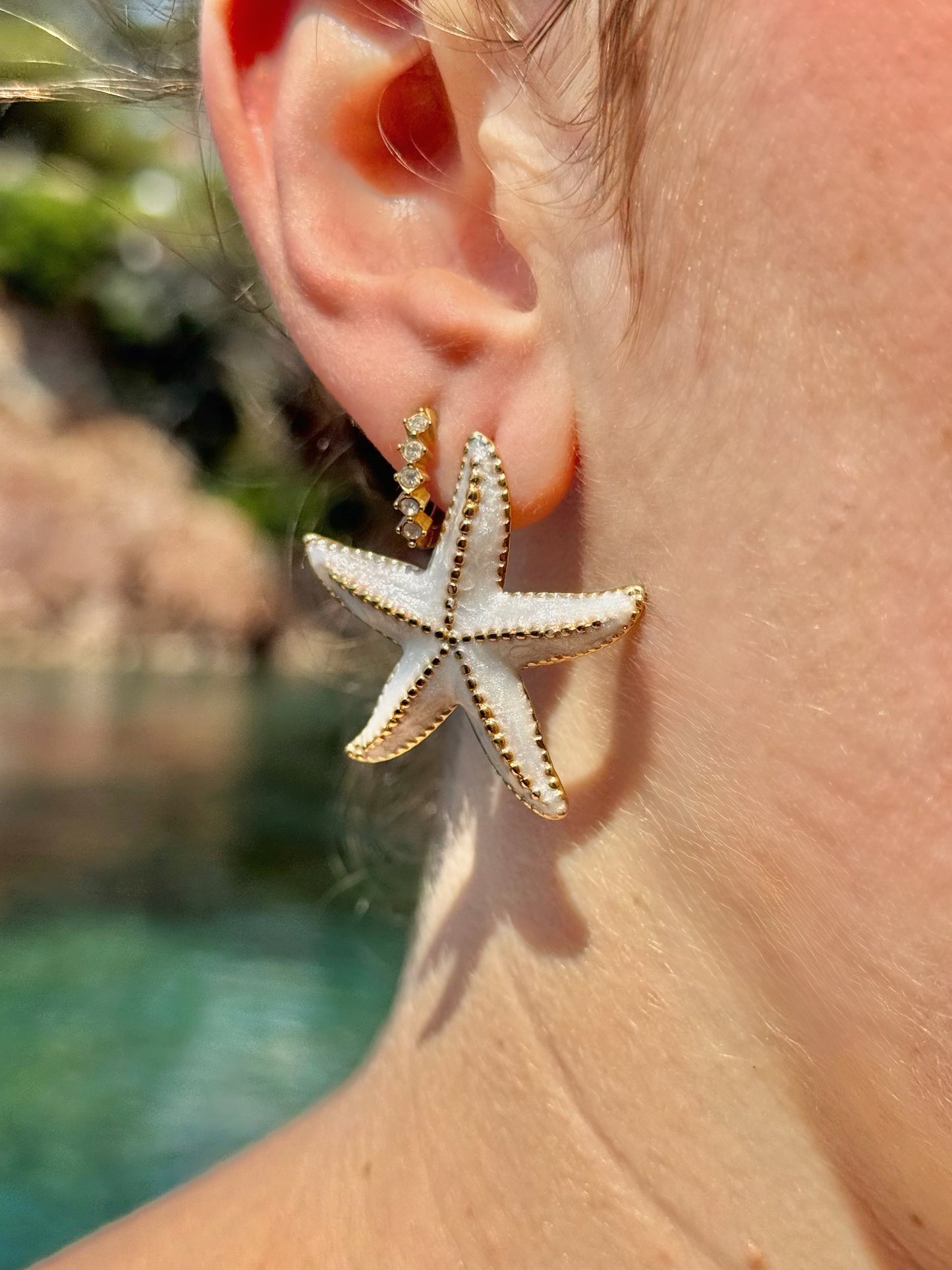 Boucles d’oreilles étoile de mer